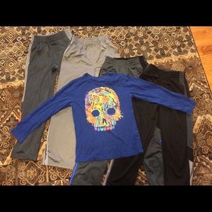 4 pairs boys pants/ t shirt